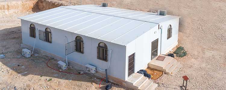 משרדים ניידים מבניה קלה בחורף